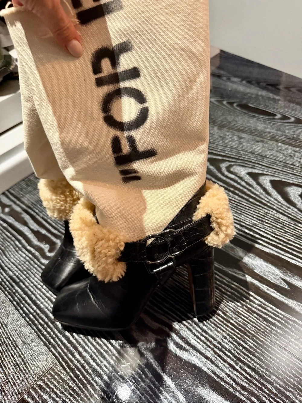 Off White boots new with tags
